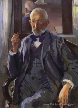 Portrait de A. Somov, le père de l'artiste Portrait de A. Somov, le père de l'artiste