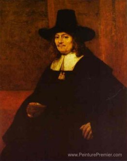 Portrait d'un homme dans un grand chapeau Portrait d'un homme dans un grand chapeau