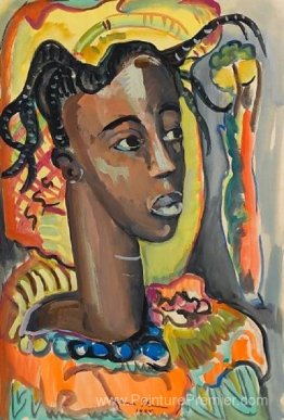 Portrait d'une fille ouest-africaine Portrait d'une fille ouest-africaine