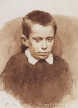 Portrait de A. S. Matveev dans l'enfance Portrait de A. S. Matveev dans l'enfance