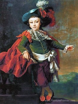 Portrait de F.P. Makerovskiy en costume de mascarade Portrait de F.P. Makerovskiy en costume de mascarade