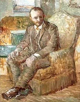 Portrait du marchand d'art Alexander Reid, assis dans une chaise Portrait du marchand d'art Alexander Reid, assis dans une chaise