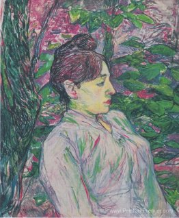 Les verts (femme assise dans un jardin) Les verts (femme assise dans un jardin)