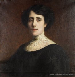 Portrait d'une dame avec col Portrait d'une dame avec col