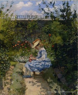 Jeanne dans le jardin, Pontoise Jeanne dans le jardin, Pontoise