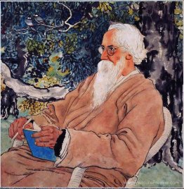Portrait de Rabindranath Tagore Portrait de Rabindranath Tagore
