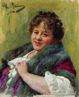 Portrait de l'écrivain T.L. Shchepkina-kupernik Portrait de l'écrivain T.L. Shchepkina-kupernik