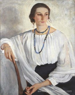 Portrait de E.E. Zelenkova née Lancere Portrait de E.E. Zelenkova née Lancere