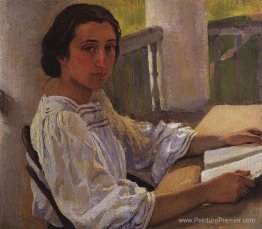 Portrait de E. Solntseva, sœur de l'artiste Portrait de E. Solntseva, sœur de l'artiste