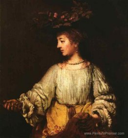 Portrait de Hendrickje Stofells comme Flora Portrait de Hendrickje Stofells comme Flora