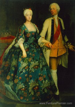 La princesse Sophie Dorothea Marie avec son mari, Frederick Will La princesse Sophie Dorothea Marie avec son mari, Frederick Will