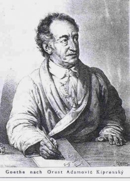 Portrait de Johann Wolfgang von Goethe Portrait de Johann Wolfgang von Goethe
