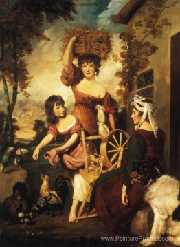 Mme et Mlle Macklin, avec Miss Potts Mme et Mlle Macklin, avec Miss Potts