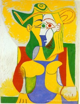 Femme assise dans un fauteuil Femme assise dans un fauteuil