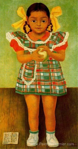 Portrait de la jeune fille Elenita Carrillo Flores Portrait de la jeune fille Elenita Carrillo Flores