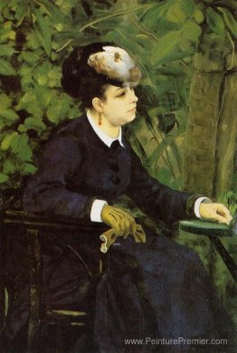 Femme dans un jardin (femme avec une mouette) Femme dans un jardin (femme avec une mouette)