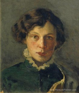 Portrait de M. Nesterova, la première épouse de l'artiste Portrait de M. Nesterova, la première épouse de l'artiste