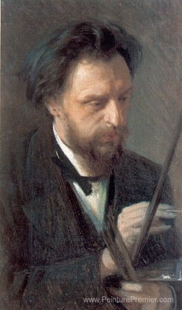 Portrait de l'artiste G.G. Myasoedov Portrait de l'artiste G.G. Myasoedov