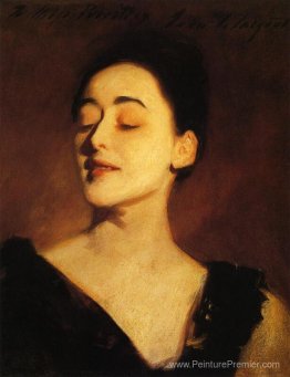 Flora Priestley (également connue sous le nom d'étude de lampe d Flora Priestley (également connue sous le nom d'étude de lampe d