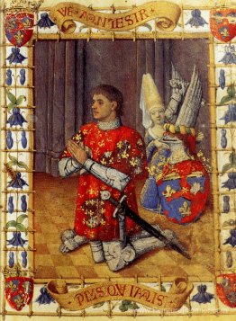 Simon de Varie à genoux dans la prière Simon de Varie à genoux dans la prière
