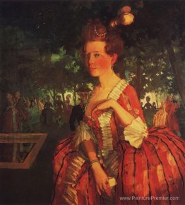 Une jeune fille dans une robe rouge (fille avec une lettre) Une jeune fille dans une robe rouge (fille avec une lettre)