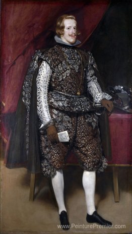 Philippe IV d'Espagne en brun et en argent Philippe IV d'Espagne en brun et en argent