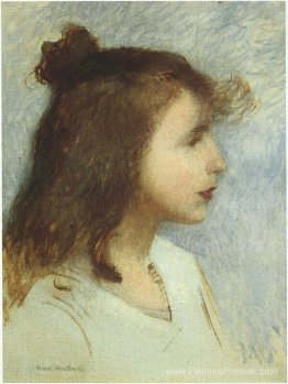 Sketch d'une jeune fille Sketch d'une jeune fille