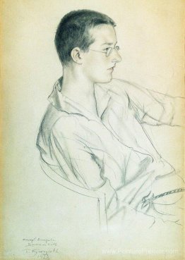 Portrait du compositeur Dmitri Shostakovich (à l'adolescence) Portrait du compositeur Dmitri Shostakovich (à l'adolescence)