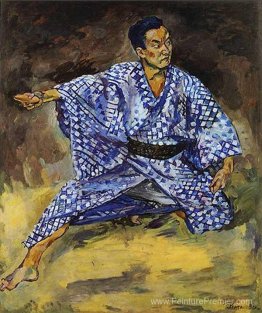 Portrait d'un acteur japonais Todzyuro Kavarasaki Portrait d'un acteur japonais Todzyuro Kavarasaki