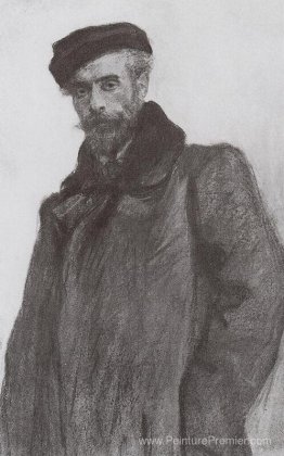 Portrait de l'artiste Isaac Levitan Portrait de l'artiste Isaac Levitan