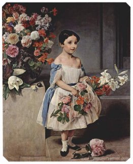 Portrait d'Antoniet Negroni Prati Morosini comme enfant Portrait d'Antoniet Negroni Prati Morosini comme enfant
