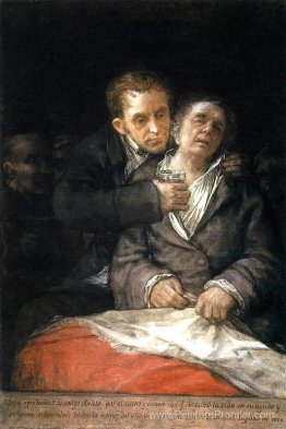 Goya assisté par le docteur Arrieta Goya assisté par le docteur Arrieta