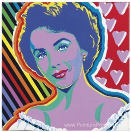 Portrait d'Elizabeth Taylor Portrait d'Elizabeth Taylor