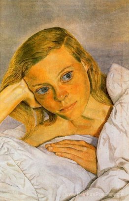 Fille au lit Fille au lit