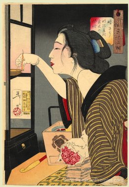 Regarde sombre - l'apparence d'une femme pendant l'ère Meiji Regarde sombre - l'apparence d'une femme pendant l'ère Meiji