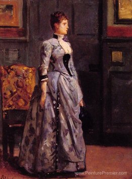 Portrait d'une femme en bleu Portrait d'une femme en bleu