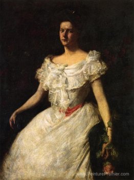 Portrait d'une dame avec une rose Portrait d'une dame avec une rose
