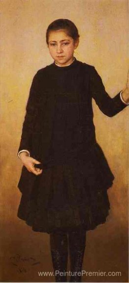 Portrait de Vera Repinahe, la fille de l'artiste Portrait de Vera Repinahe, la fille de l'artiste