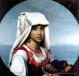 Fille napolitaine avec les fruits Fille napolitaine avec les fruits