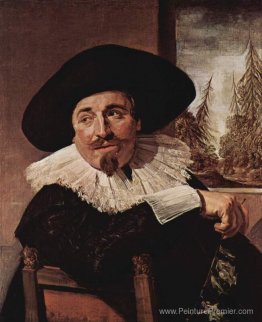 Portrait d'Isaak Abrahamsz Massa Portrait d'Isaak Abrahamsz Massa