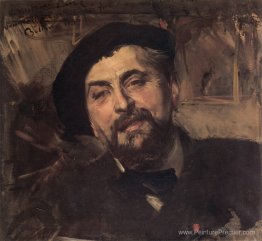 Portrait de l'artiste Ernest Ange Duez Portrait de l'artiste Ernest Ange Duez