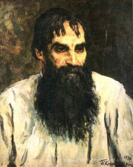 Portrait de l'artiste national, un sculpteur sur bois, A. Ershov Portrait de l'artiste national, un sculpteur sur bois, A. Ershov