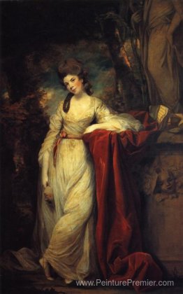 Portrait de Mme Abington, actrice britannique Portrait de Mme Abington, actrice britannique