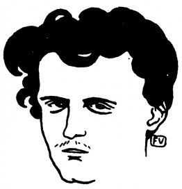 Portrait du poète français Le Comte de Lautréamont Portrait du poète français Le Comte de Lautréamont