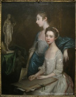 Portrait des filles de l'artiste Portrait des filles de l'artiste