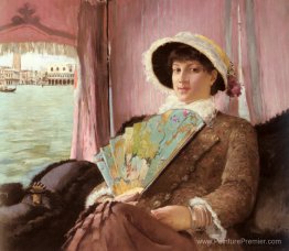 Fille dans une gondole Fille dans une gondole