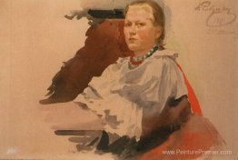 Femme à Novgorod Robe paysanne Femme à Novgorod Robe paysanne
