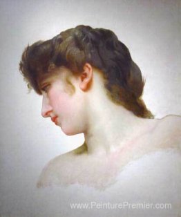 Étude à la tête de la blonde du visage féminin Étude à la tête de la blonde du visage féminin