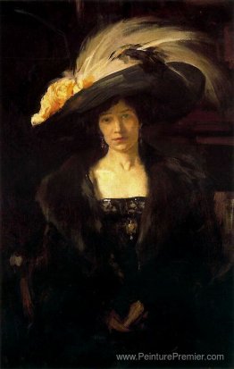 Clotilde avec chapeau Clotilde avec chapeau