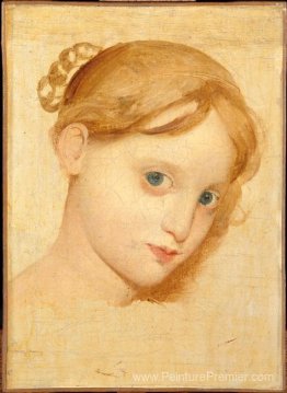 Tête d'une jeune fille blonde aux yeux bleus (Laure-Zoega) Tête d'une jeune fille blonde aux yeux bleus (Laure-Zoega)